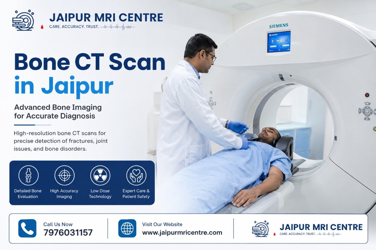 Bone CT Scan in Jaipur – Accurate Diagnosis. Expert Reporting. Results Within 24 Hours.