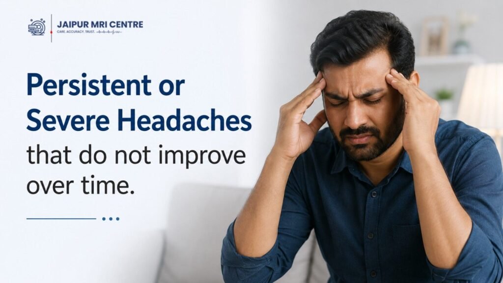 Persistent or Severe Headaches that do not improve over time.